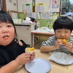 芋ほり、焼き芋大会、スイートポテト作りなど、秋ならではの食材に触れる貴重な体験になりました。