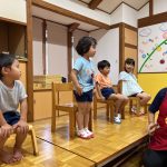 名前と何歳になったのかをしっかり言うことができました。