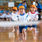 こあら組のかけっこです。可愛らしく走り切りました。