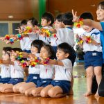 最後は可愛いポーズでバルーンの中から登場しました。