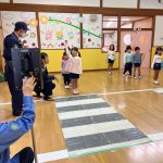 実際に横断歩道を渡る練習をしました。