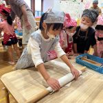 生地が大きく薄くなってきました。