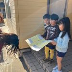 お互い「ありがとう」と伝え合いました。小学生との交流が深まりました。