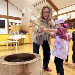 年長児クラスは、さすがと言わんばかりのつきっぷりでした。