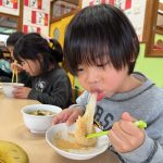 きなこや砂糖醤油など、好みの味で食べました。