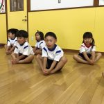 ６月の体操教室が始まりました。こあら組です。