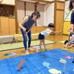 ぱんだ組では魚釣り遊びが流行っているので、みんなで魚釣りをしました。
