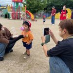 家族の方と一緒に遊んで、子ども達はとても嬉しそうにしていました。参観に来て頂き、ありがとうございました。
