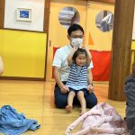 歌に合わせて手遊びをしました。とても上手に歌ったり、動物になりきったりしていました。