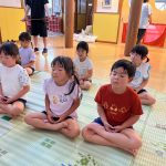 みんな集中して、かっこよい姿勢で座れていました。