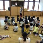 園内のどこに消火器が置いてあるのかを学びました。