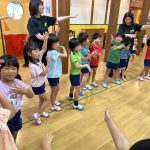 夏祭りは中止になりましたが、みんなが楽しみにしていた夏祭りごっこを行いました。