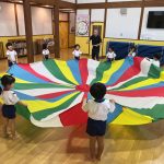 みんな息を合わせ、集中して練習に取り組んでいました。
