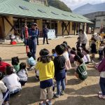 消防士の方に、避難の評価をして頂きました。