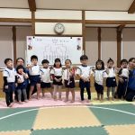 最後にクラスごとに集合写真を撮りました。こあら組です。