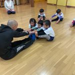 毎月楽しみにしている体操教室の日でした。