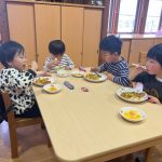 きりん組の卒園前に、楽しい交流ができました。