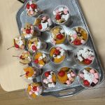 たくさんのトライフルが完成しました。